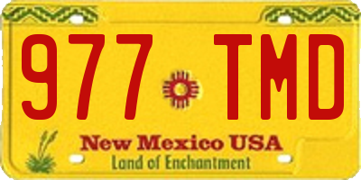 NM license plate 977TMD