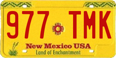 NM license plate 977TMK