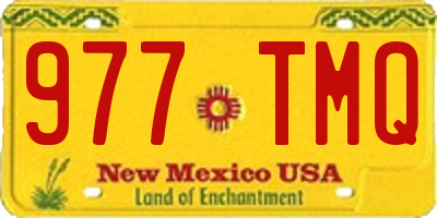 NM license plate 977TMQ