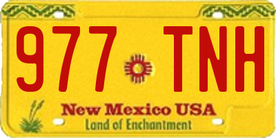 NM license plate 977TNH