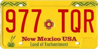 NM license plate 977TQR