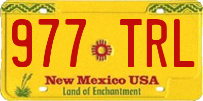 NM license plate 977TRL