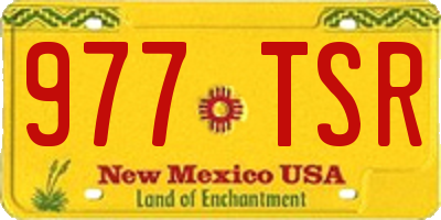 NM license plate 977TSR