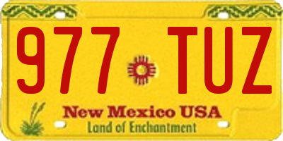 NM license plate 977TUZ
