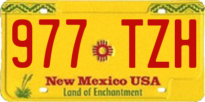 NM license plate 977TZH