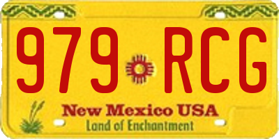 NM license plate 979RCG