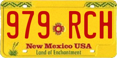 NM license plate 979RCH