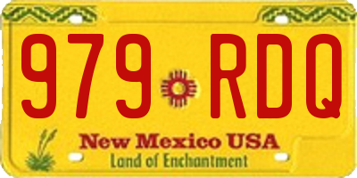 NM license plate 979RDQ