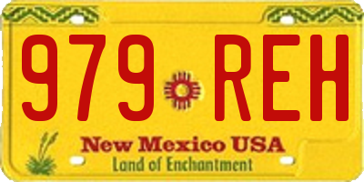 NM license plate 979REH
