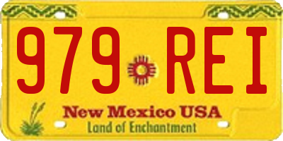 NM license plate 979REI