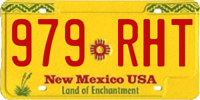 NM license plate 979RHT