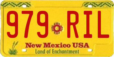 NM license plate 979RIL