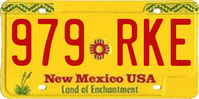 NM license plate 979RKE