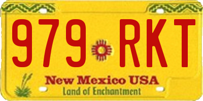 NM license plate 979RKT