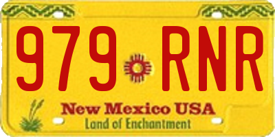 NM license plate 979RNR