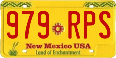 NM license plate 979RPS