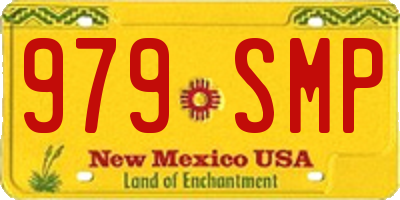 NM license plate 979SMP