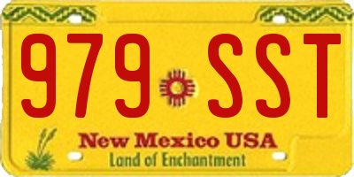 NM license plate 979SST
