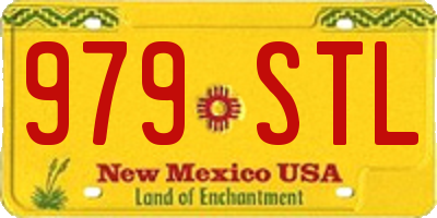 NM license plate 979STL