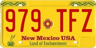 NM license plate 979TFZ