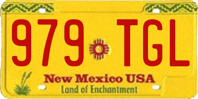 NM license plate 979TGL