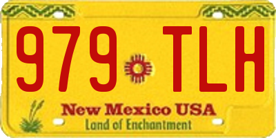 NM license plate 979TLH