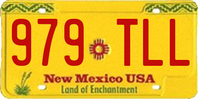 NM license plate 979TLL