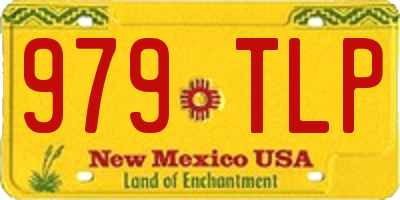 NM license plate 979TLP