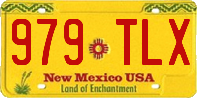 NM license plate 979TLX