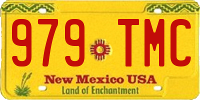 NM license plate 979TMC