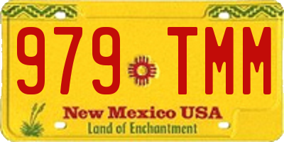 NM license plate 979TMM