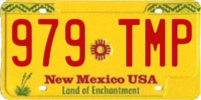 NM license plate 979TMP