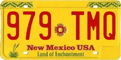 NM license plate 979TMQ