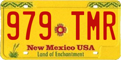NM license plate 979TMR