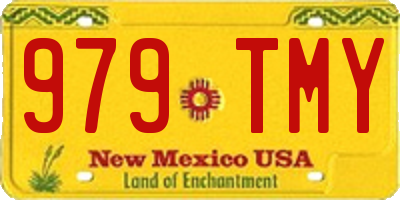 NM license plate 979TMY