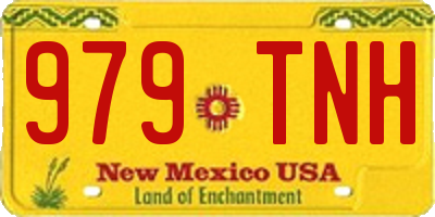 NM license plate 979TNH