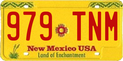 NM license plate 979TNM