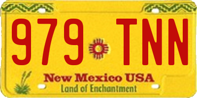 NM license plate 979TNN