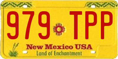 NM license plate 979TPP