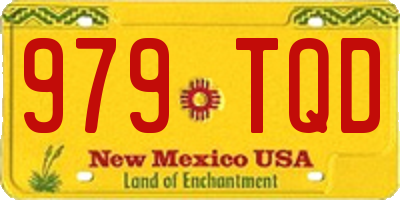 NM license plate 979TQD