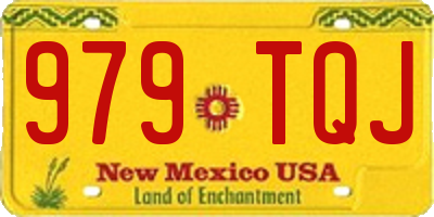 NM license plate 979TQJ