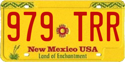 NM license plate 979TRR