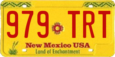 NM license plate 979TRT