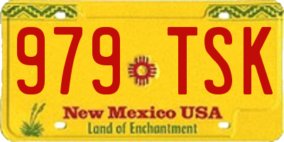 NM license plate 979TSK