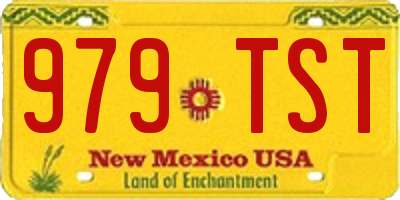 NM license plate 979TST