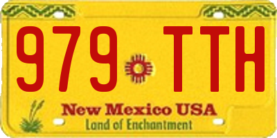 NM license plate 979TTH