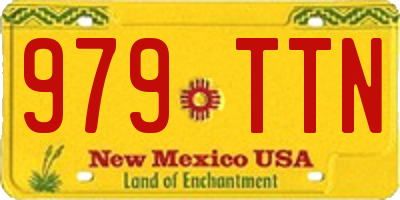 NM license plate 979TTN