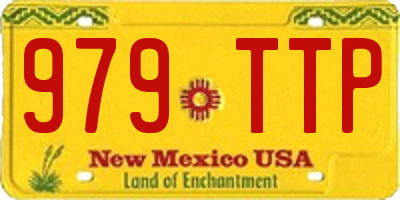 NM license plate 979TTP