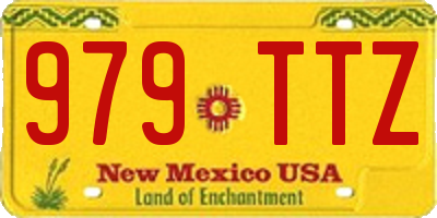 NM license plate 979TTZ