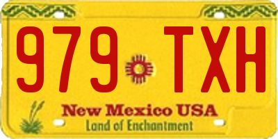 NM license plate 979TXH